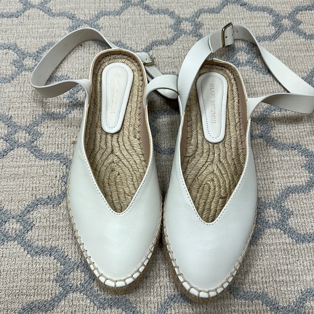Stuart Weitzman espadrille flats